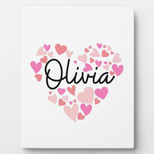 I Liebe Olivia Fotoplatte