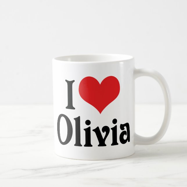 I Liebe Olivia Kaffeetasse (Rechts)