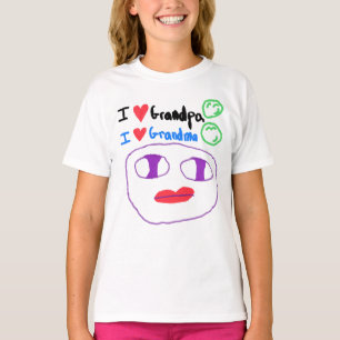I Liebe Oma und Opa Kids T - Shirt