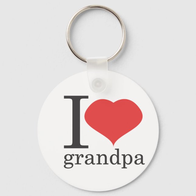 i Liebe Opa Schlüsselanhänger (Vorderseite)