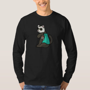 I Liebe Opa Tattoo Ferret Großvater Haustier T-Shirt