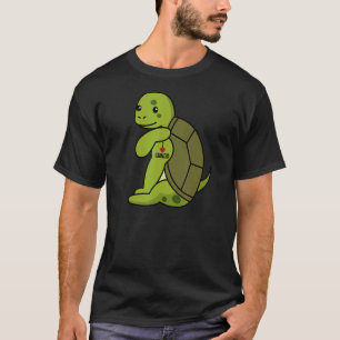 I Liebe Opa Tattoo Turtle Großvater Haustier T-Shirt