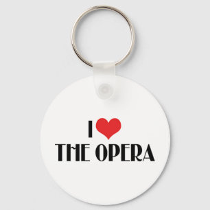 I Liebe Opera Schlüsselanhänger
