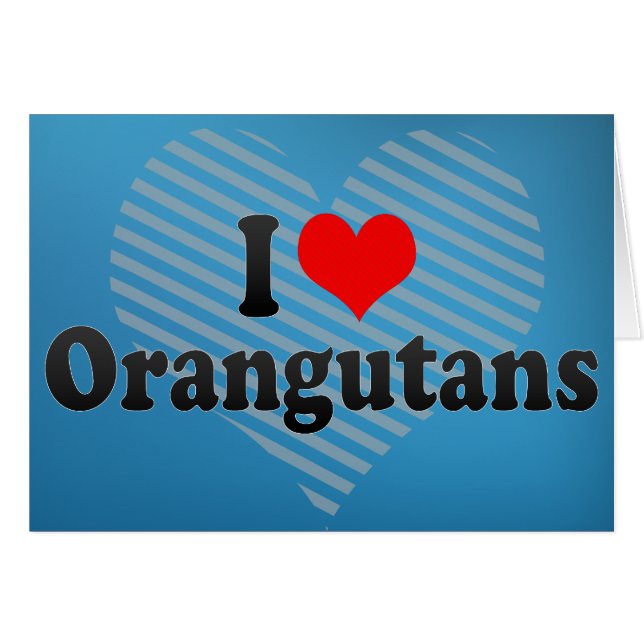 I Liebe-Orang-Utans (Vorderseite (Horizontal))