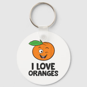 I Liebe Orange _1 Schlüsselanhänger