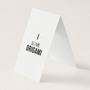 I Liebe Origami Visitenkarten