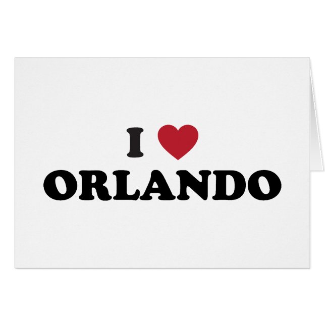 I Liebe Orlando Florida (Vorderseite (Horizontal))