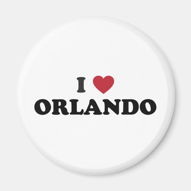 I Liebe Orlando Florida Magnet (Vorne)