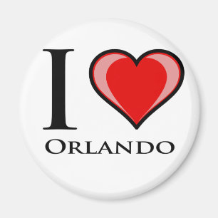 I Liebe Orlando Magnet