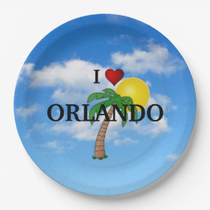 I Liebe Orlando Pappteller
