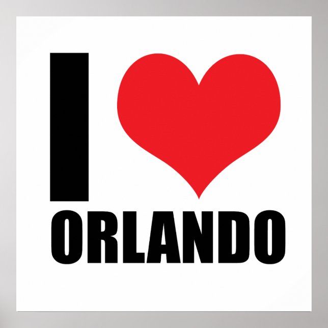 I Liebe Orlando Poster (Vorne)