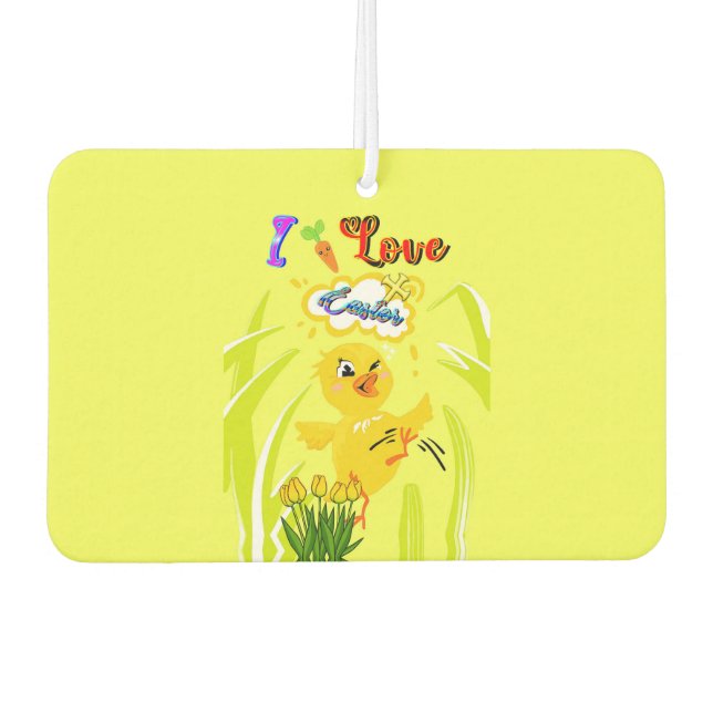 I Liebe Oster Autolufterfrischer (Vorderseite)