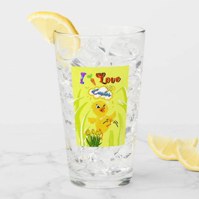 I Liebe Oster Glas (Vorderseite Ice)
