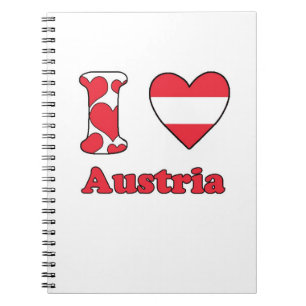 I Liebe Österreich Notizblock
