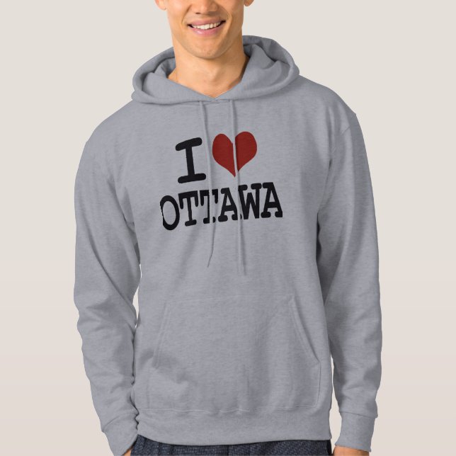 I Liebe Ottawa Hoodie (Vorderseite)