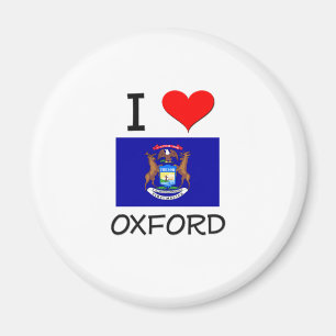 I Liebe Oxford Michigan Magnet