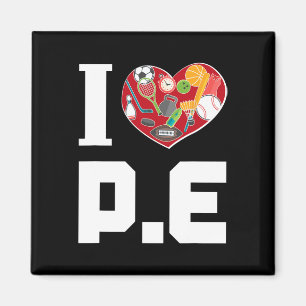 I Liebe P.e. Für Gymnastiklehrer. Magnet