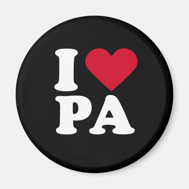 I LIEBE PA MAGNET (Vorne)