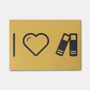 I Liebe-Paar-Geräte Post-it Klebezettel