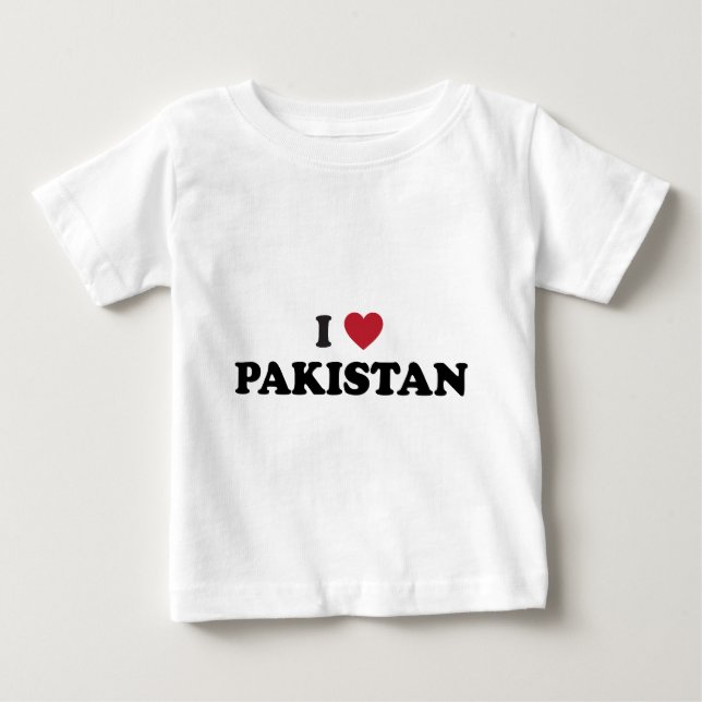 I Liebe Pakistan Baby T-shirt (Vorderseite)