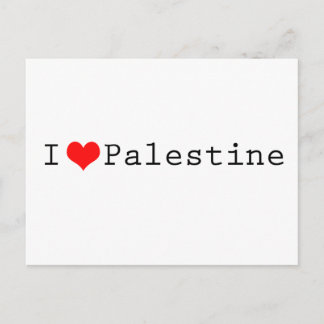 I Liebe Palästina Postkarte