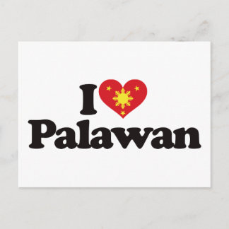 I Liebe Palawan Postkarte