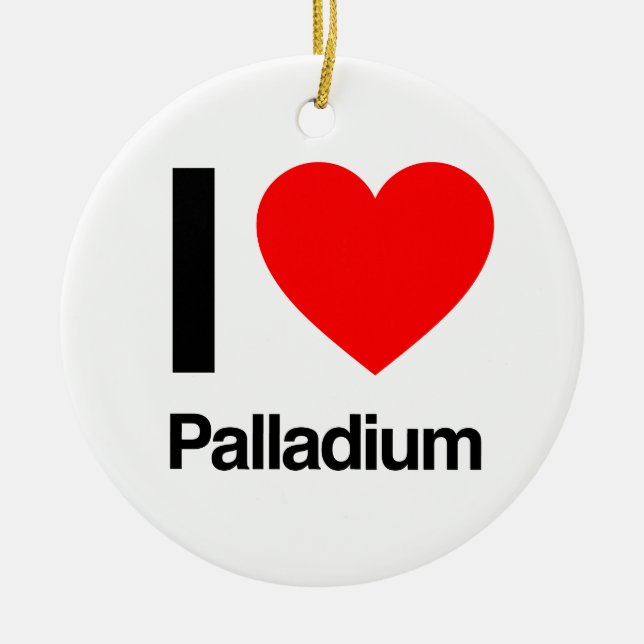 i Liebe Palladium Keramikornament (Vorne)