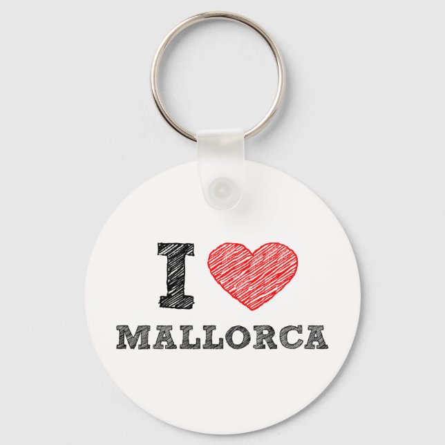 I Liebe Palma de Mallorca Schlüsselanhänger (Vorderseite)