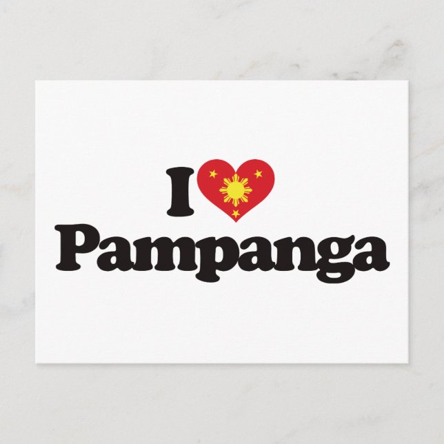 I Liebe Pampanga Postkarte (Vorderseite)