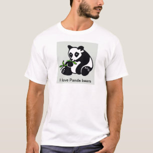 I Liebe Panda Bears - Naturkrieger - Natur T-Shirt