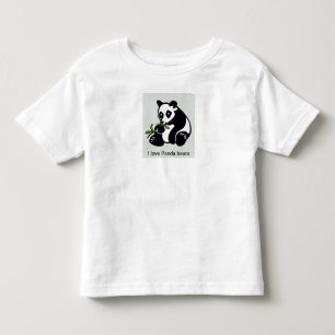 I Liebe Panda Bears - Tierliebhaber - Wildtiere Kleinkind T-shirt