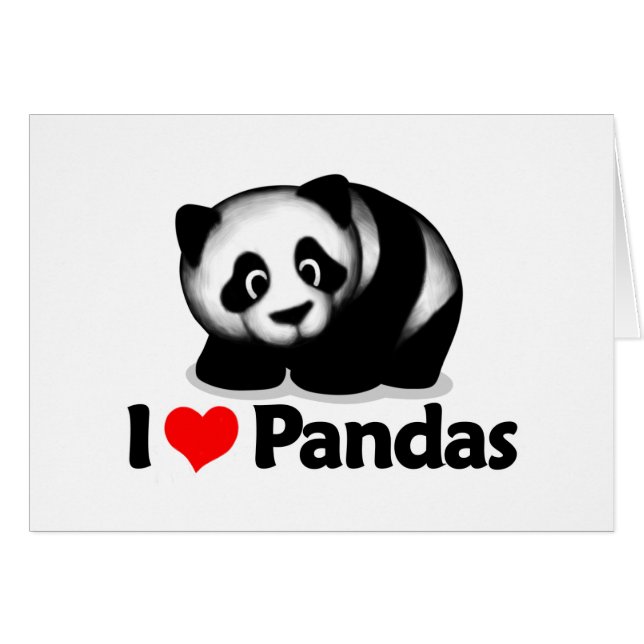 I Liebe-Pandas (Vorderseite (Horizontal))