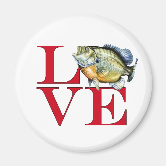 I Liebe Panfish Magnet (Vorne)