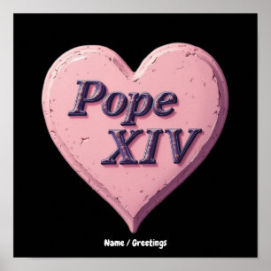 I Liebe Papst Leo XIV Lang lebe unser gesegneter V Poster