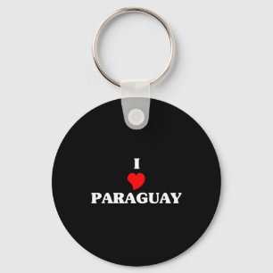 I Liebe Paraguay Schlüsselanhänger