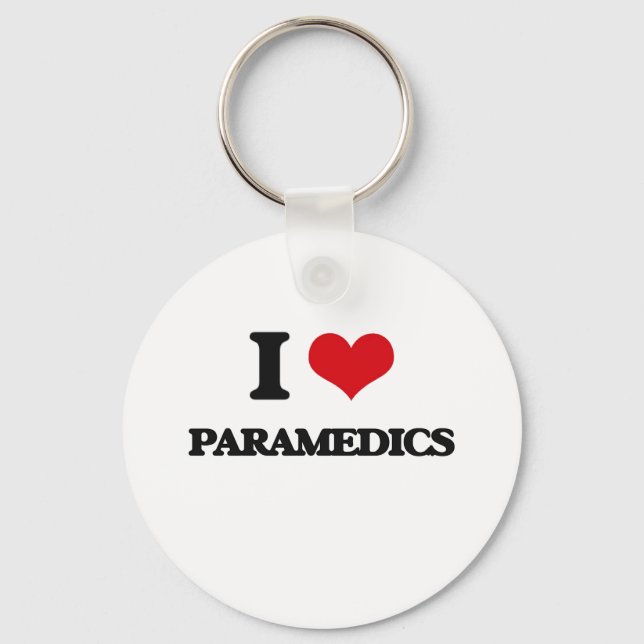 I Liebe Paramedics Schlüsselanhänger (Vorderseite)