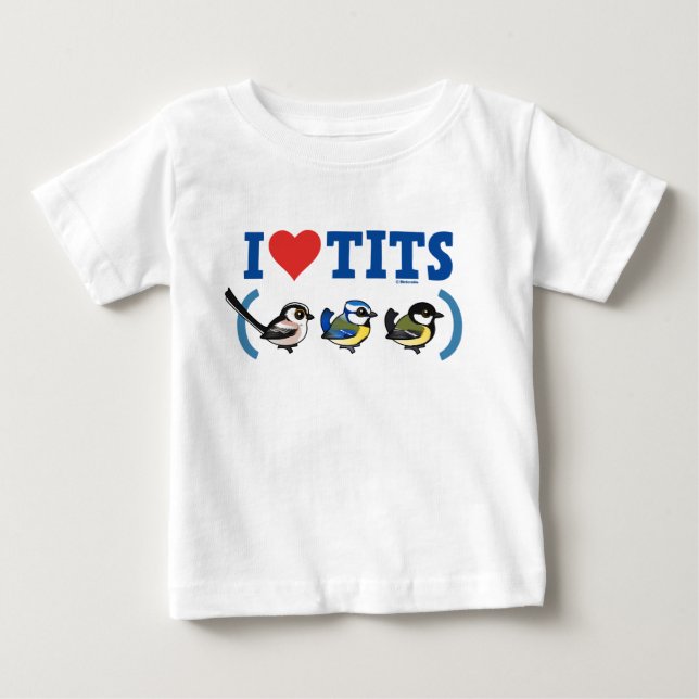 I Liebe Paridae EU Baby T-shirt (Vorderseite)