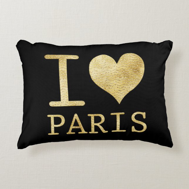 I Liebe Paris Accent Pillow Dekokissen (Vorderseite)