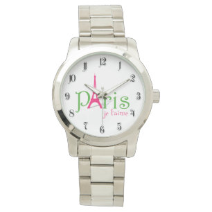 I Liebe Paris Armbanduhr