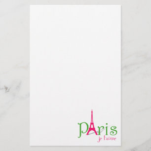 I Liebe Paris Briefpapier