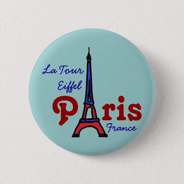 I Liebe Paris Button (Vorderseite)