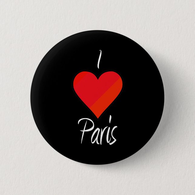 I Liebe Paris Button (Vorderseite)