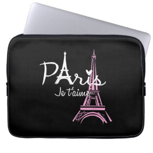 I Liebe Paris Eiffel Tower Frankreich Laptopschutzhülle