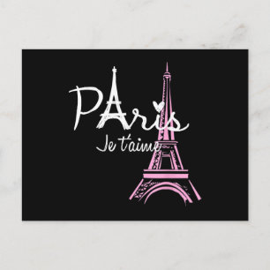 I Liebe Paris Eiffel Tower Frankreich Postkarte