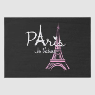 I Liebe Paris Eiffel Tower Frankreich Seidenpapier