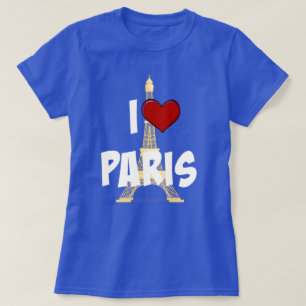 I Liebe Paris, Eiffelturm T-Shirt