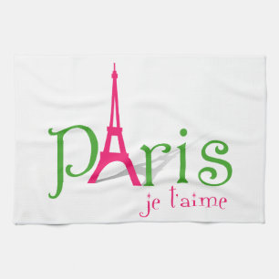 I Liebe Paris Geschirrtuch