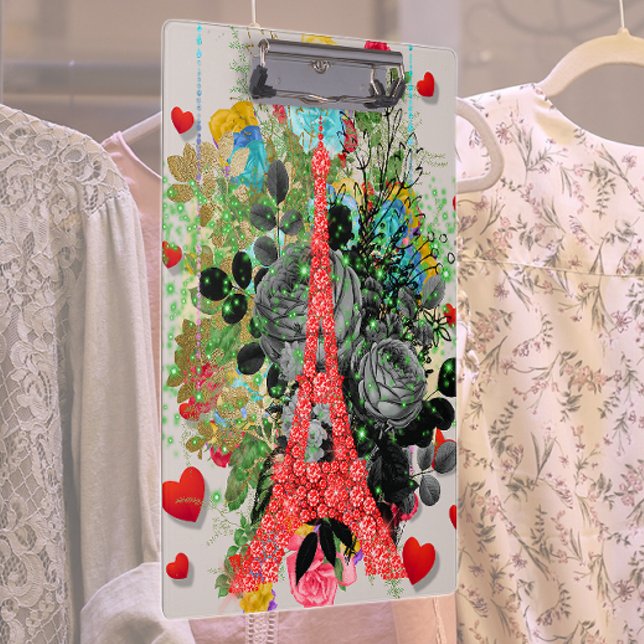 I Liebe Paris Klemmbrett (Von Creator hochgeladen)