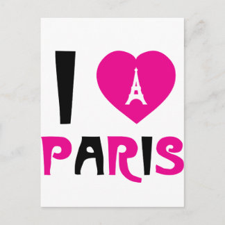 I Liebe Paris Postkarte
