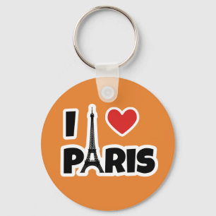I Liebe Paris Schlüsselanhänger